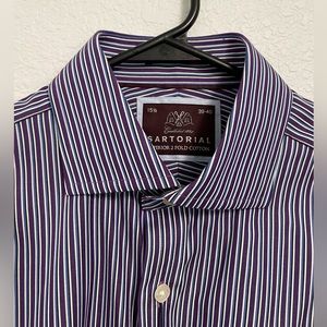 Men’s button down shirt.collar size 15 1/2
SARTORIAL
SUPERIOR 2 FOLD COT…